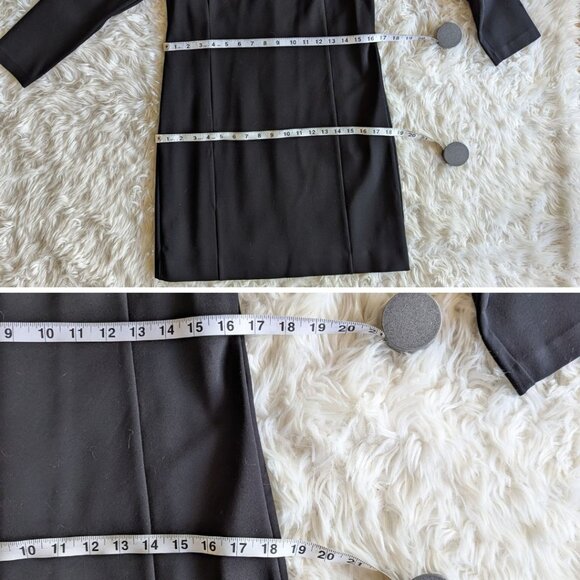 J. Crew Black Ponte Sheath Dress - Size Small - Picture 13 of 15